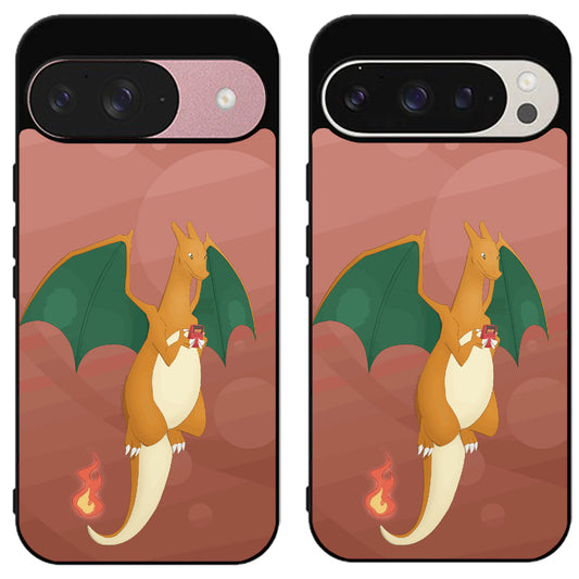 Charizard Pokemon Cover Google Pixel 9 | 9 Pro | 9 Pro XL Case