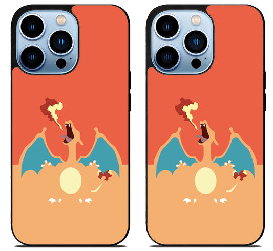 Charizard Pokemon Stylish iPhone 15 Pro | iPhone 15 Pro Max Case