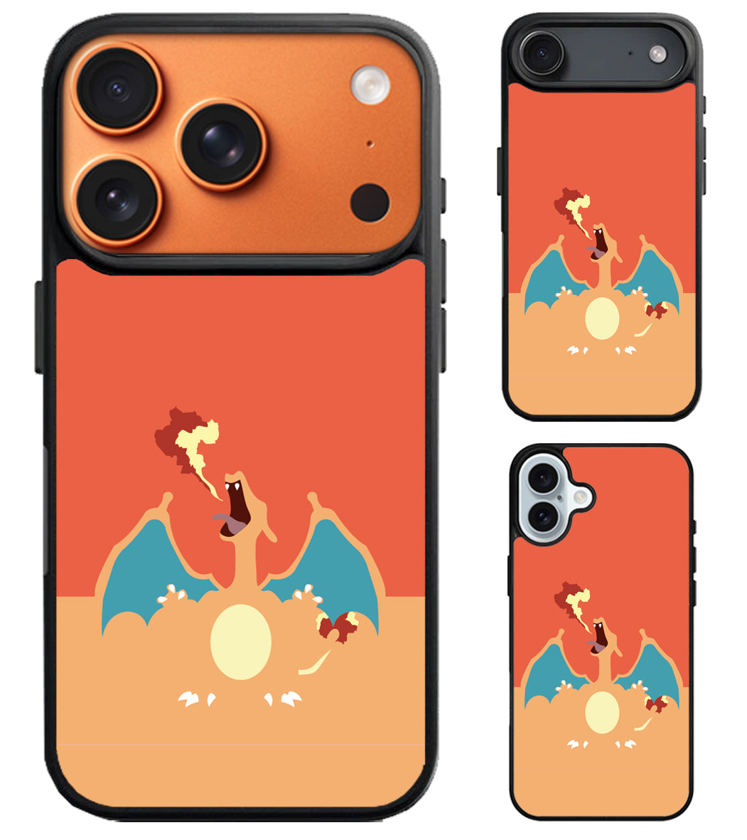 Charizard Pokemon Stylish iPhone Air | iPhone 17 | 17 Pro | 17 Pro Max Case