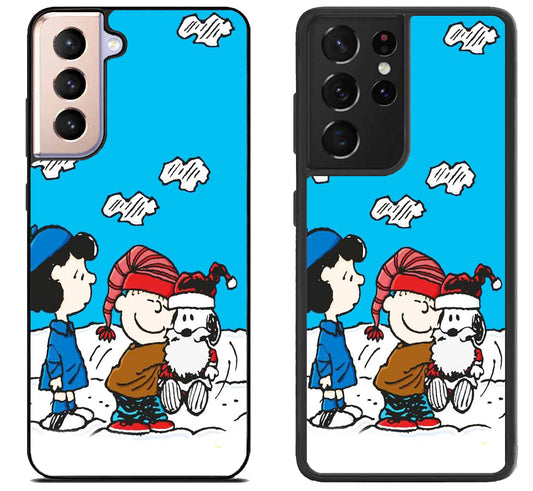 Charlie Brown And Snoopy Samsung Galaxy S21 | S21 FE | S21+ | S21 Ultra Case