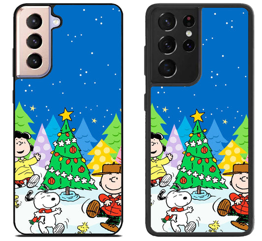 Charlie Brown Snoopy Christmas Samsung Galaxy S21 | S21 FE | S21+ | S21 Ultra Case