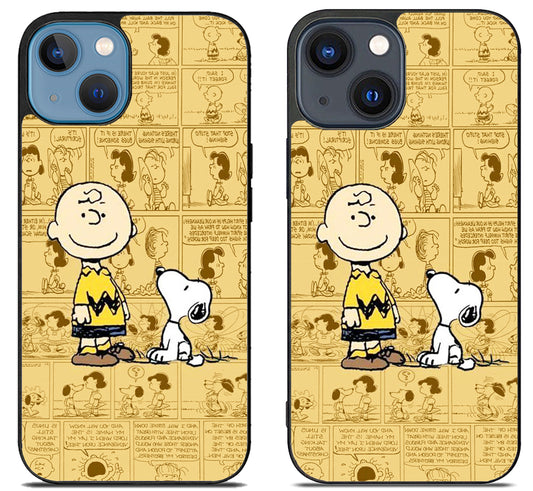 Charlie Brown Snoopy Comics iPhone 15 | iPhone 15 Plus Case