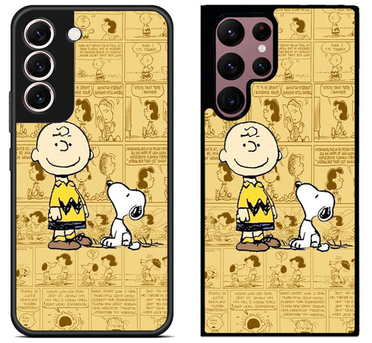 Charlie Brown Snoopy Comics Samsung Galaxy S22 | S22+ | S22 Ultra Case