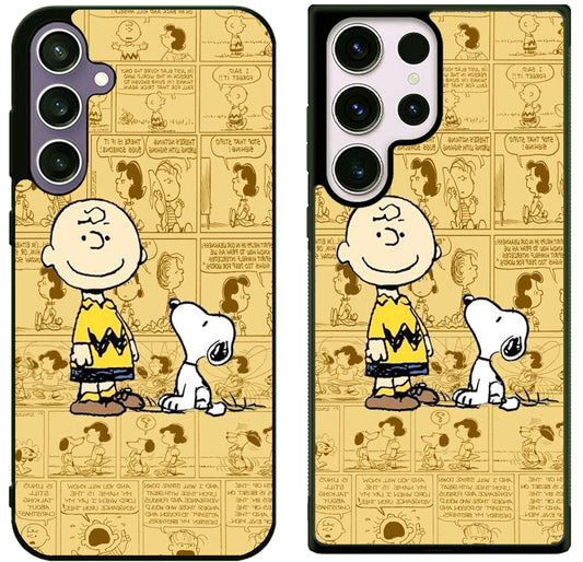 Charlie Brown Snoopy Comics Samsung Galaxy S25 | S25+ | S25 Ultra Case