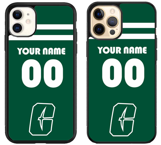 Custom Personalized Charlotte 49ers iPhone 12 | 12 Mini | 12 Pro | 12 Pro Max Case