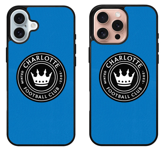 Charlotte FC Blue iPhone 16 | 16 Plus | 16 Pro | 16 Pro Max Case