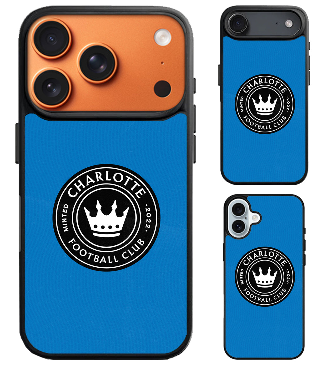 Charlotte FC Blue iPhone Air | iPhone 17 | 17 Pro | 17 Pro Max Case