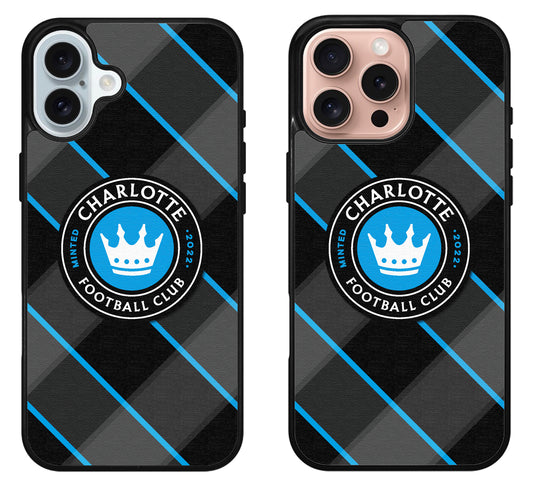 Charlotte FC Logo iPhone 16 | 16 Plus | 16 Pro | 16 Pro Max Case