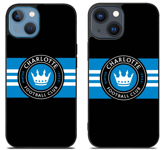 Charlotte FC Stripe iPhone 15 | iPhone 15 Plus Case