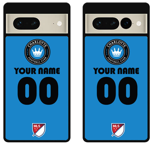 Custom Personalized Charlotte FC MLS Google Pixel 7 | 7 Pro Case