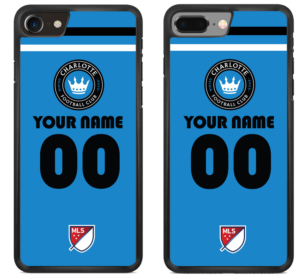 Custom Personalized Charlotte FC MLS iPhone 8 | 8 Plus Case