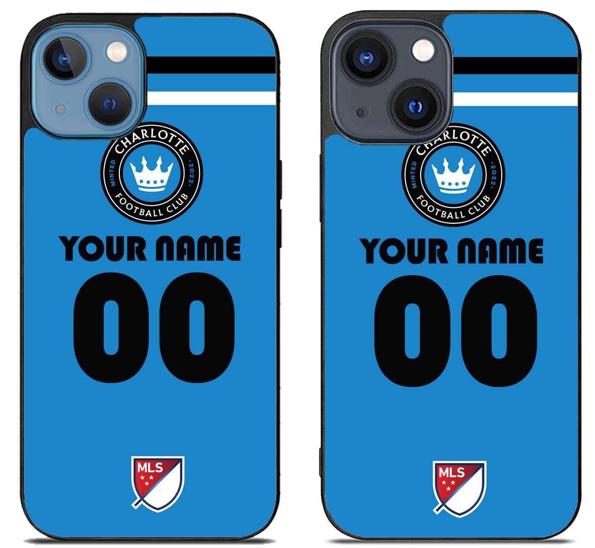 Custom Personalized Charlotte FC MLS iPhone 15 | iPhone 15 Plus Case