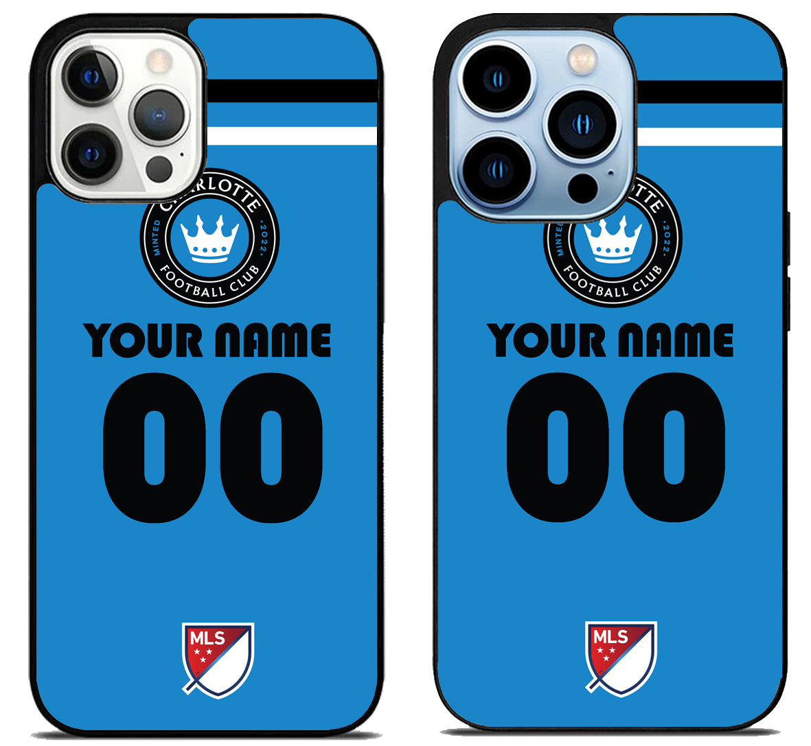 Custom Personalized Charlotte FC MLS iPhone 15 Pro | iPhone 15 Pro Max Case