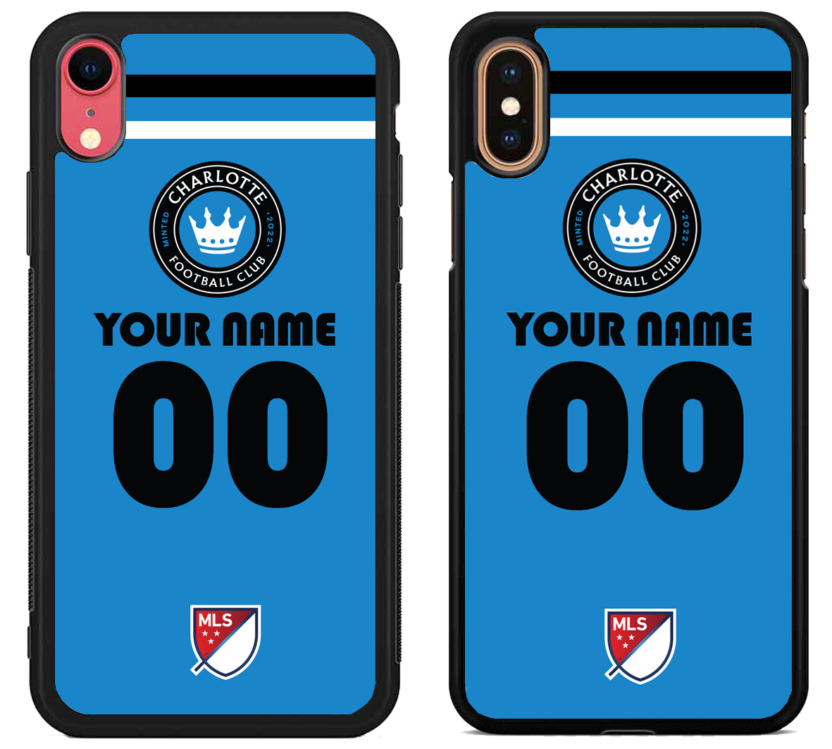 Custom Personalized Charlotte FC MLS iPhone X | Xs | Xr | Xs Max Case