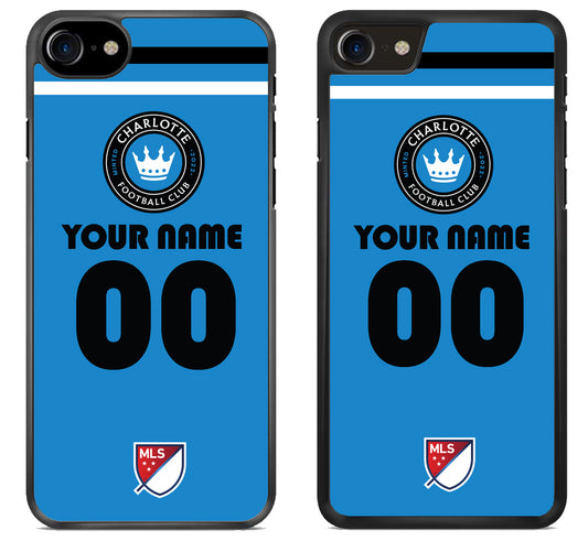 Custom Personalized Charlotte FC MLS iPhone SE 2020 | iPhone SE 2022 Case