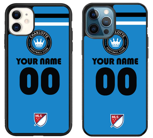 Custom Personalized Charlotte FC MLS iPhone 11 | 11 Pro | 11 Pro Max Case