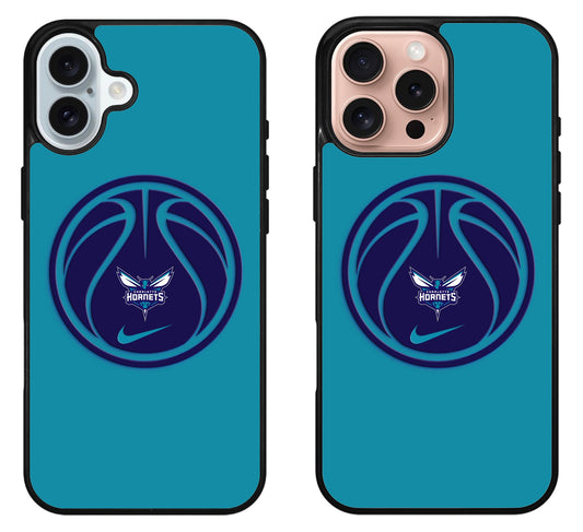 Charlotte Hornets Basketball iPhone 16 | 16 Plus | 16 Pro | 16 Pro Max Case