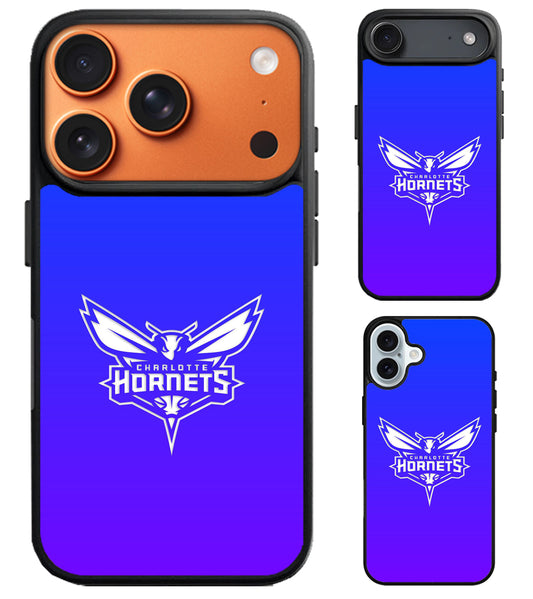 Charlotte Hornets Logo Color iPhone Air | iPhone 17 | 17 Pro | 17 Pro Max Case