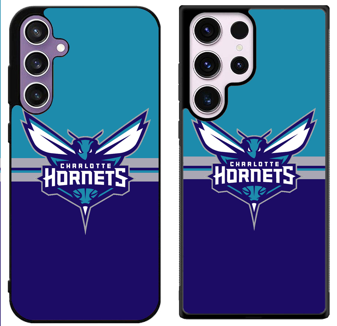 Charlotte Hornets Logo Cover Samsung Galaxy S24 | S24+ | S24 Ultra Case