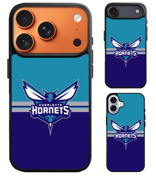 Charlotte Hornets Logo iPhone Air | iPhone 17 | 17 Pro | 17 Pro Max Case