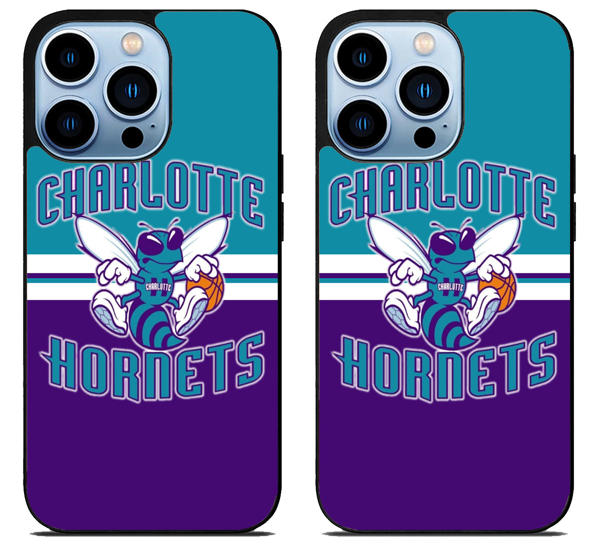 Charlotte Hornets Stripe iPhone 15 Pro | iPhone 15 Pro Max Case