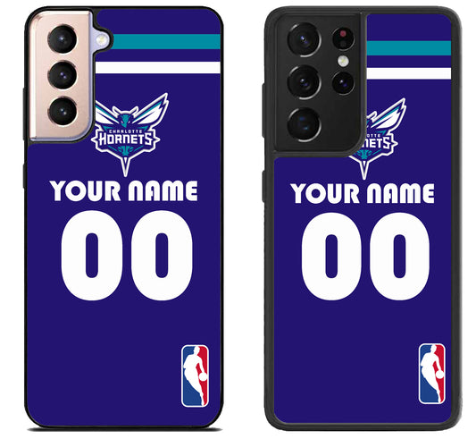 Custom Personalized Charlotte Hornets NBA Samsung Galaxy S21 | S21 FE | S21+ | S21 Ultra Case