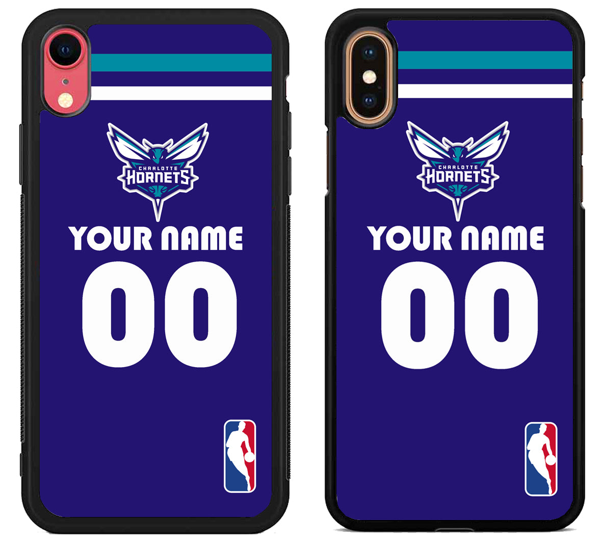 Custom Personalized Charlotte Hornets NBA iPhone X | Xs | Xr | Xs Max Case