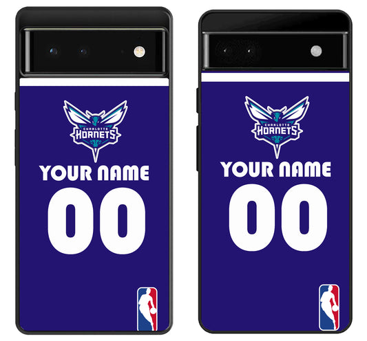 Custom Personalized Charlotte Hornets NBA Google Pixel 6 | 6A | 6 Pro Case