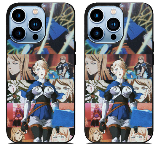 Charlotte Roselei Black Clover Collage iPhone 15 Pro | iPhone 15 Pro Max Case