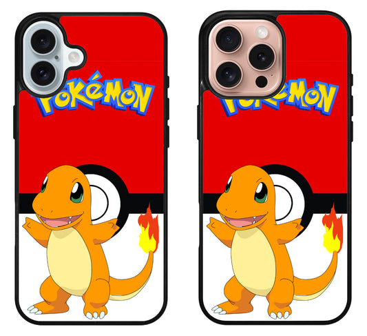 Charmander Pokemon Cover iPhone 16 | 16 Plus | 16 Pro | 16 Pro Max Case