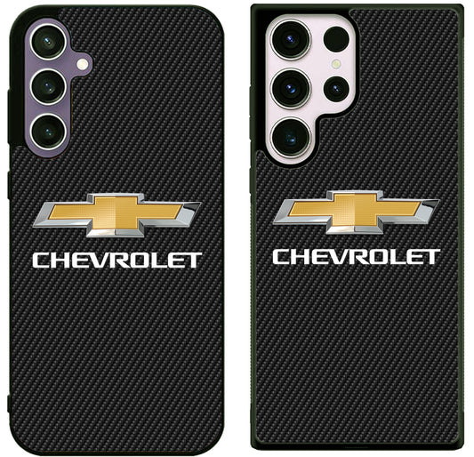 Chevrolet Black Carbon Samsung Galaxy S25 | S25+ | S25 Ultra Case