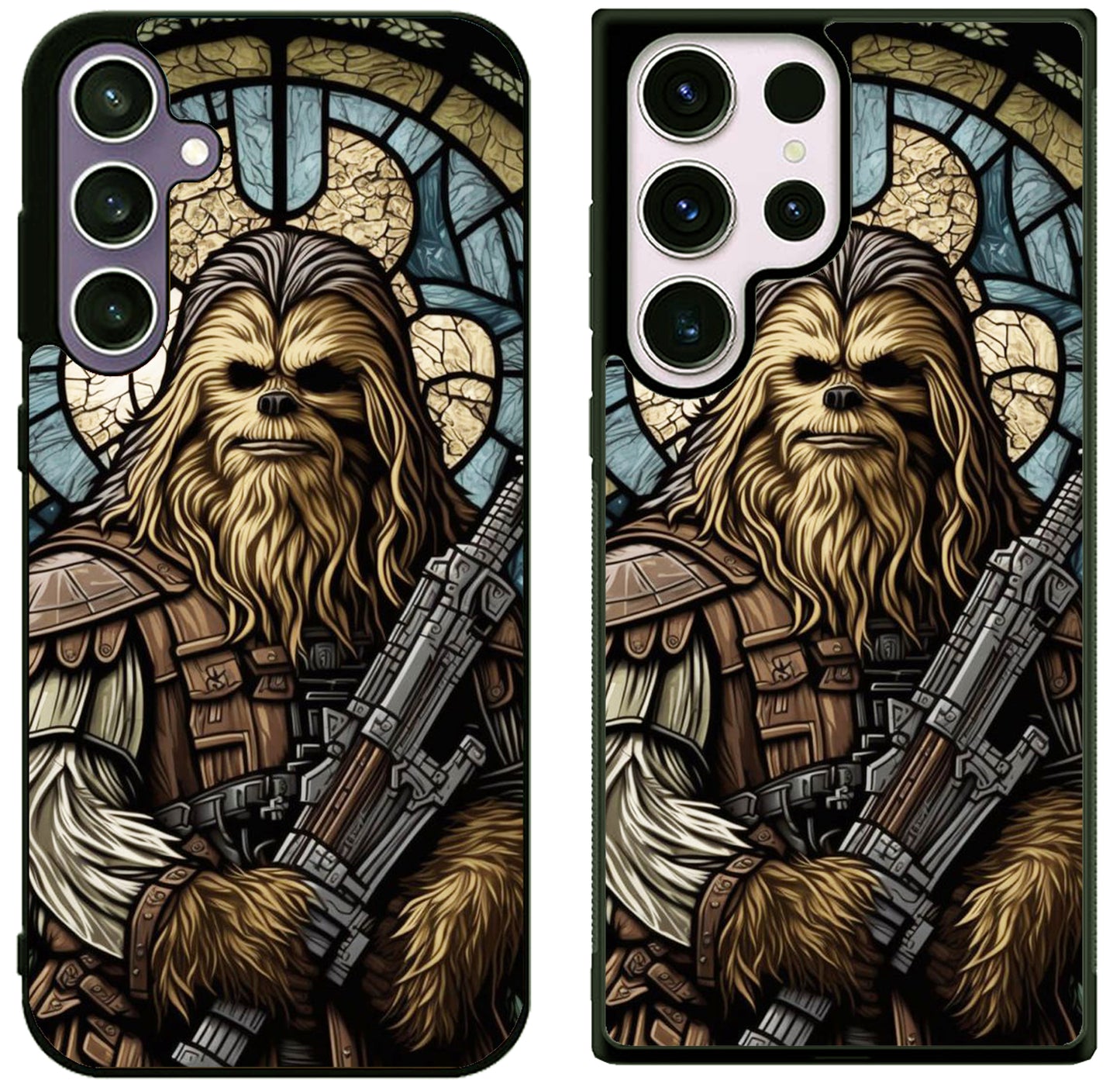 Chewbacca Stained Glass Star Wars Samsung Galaxy S25 | S25+ | S25 Ultra Case