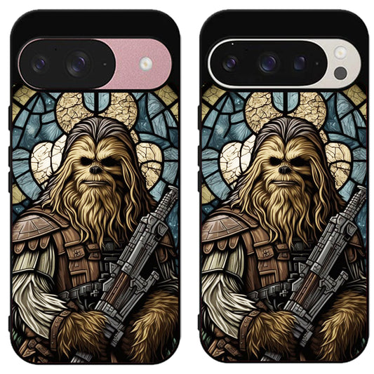 Chewbacca Stained Glass Star Wars Google Pixel 9 | 9 Pro | 9 Pro XL Case