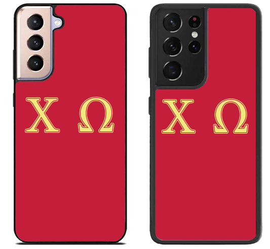 Chi Omega Red Samsung Galaxy S21 | S21 FE | S21+ | S21 Ultra Case