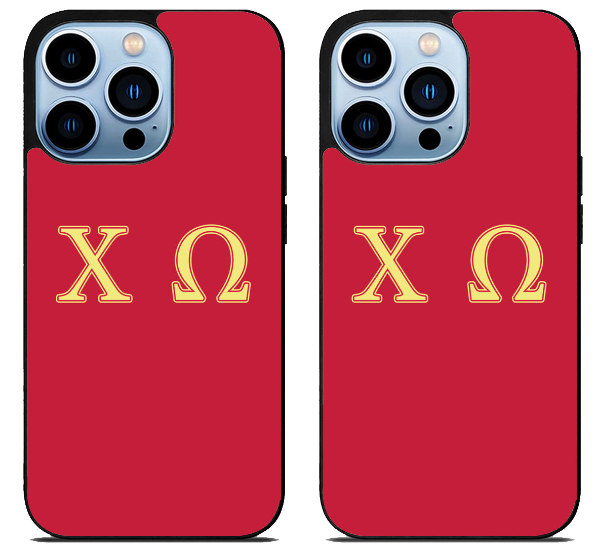 Chi Omega Red iPhone 15 Pro | iPhone 15 Pro Max Case