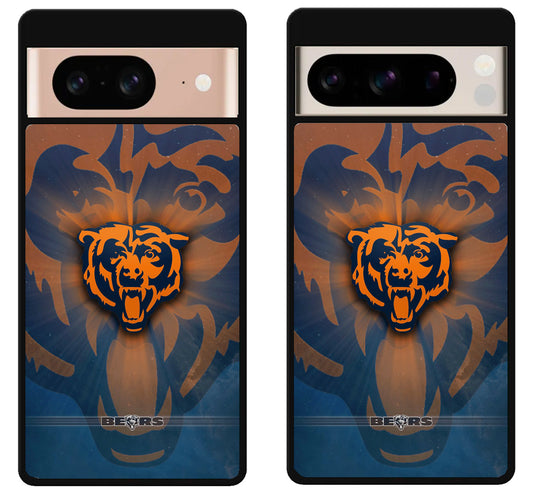 Chicago Bears Background Google Pixel 8 | 8 Pro Case