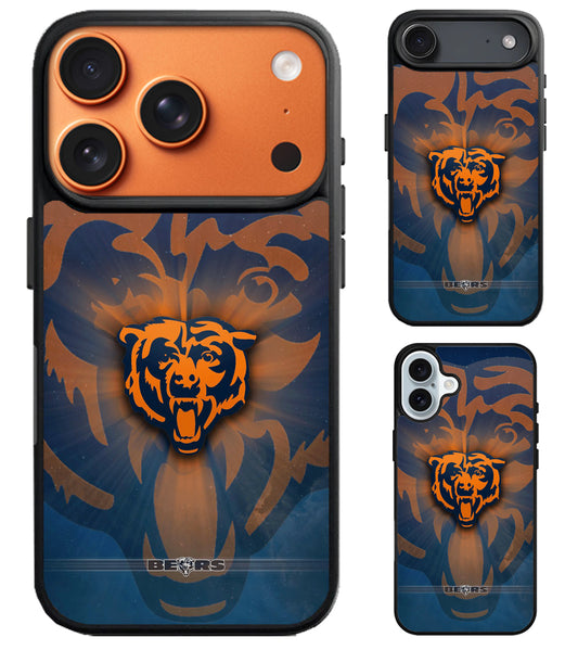 Chicago Bears Logo Background iPhone Air | iPhone 17 | 17 Pro | 17 Pro Max Case