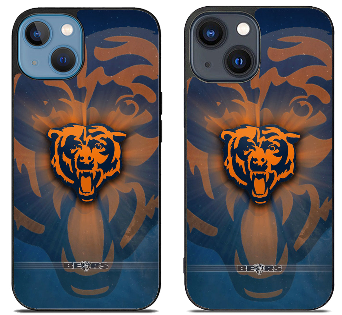 Chicago Bears Logo Background iPhone 15 | iPhone 15 Plus Case