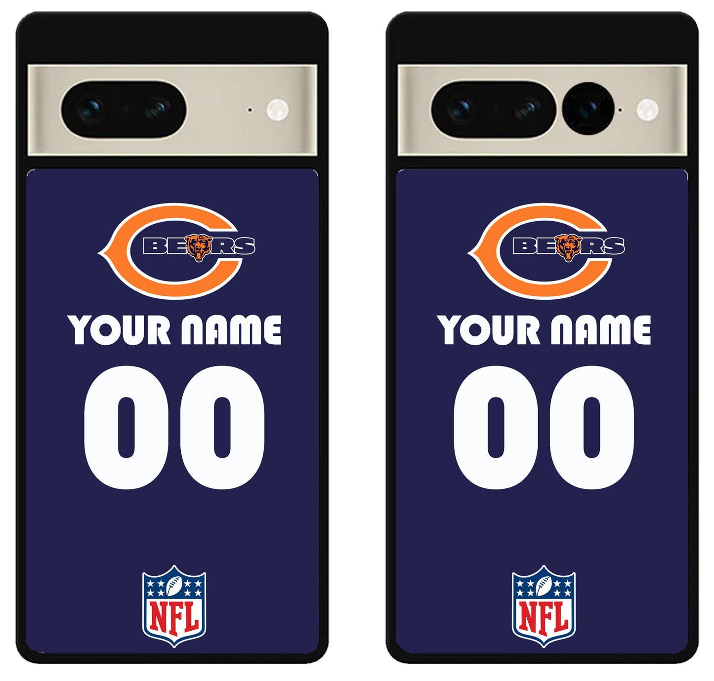 Custom Personalized Chicago Bears NFL Google Pixel 7 | 7 Pro Case