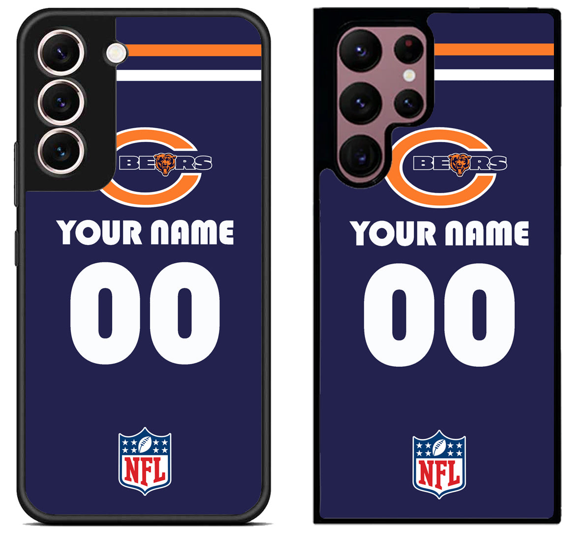 Custom Personalized Chicago Bears NFL Samsung Galaxy S22 | S22+ | S22 Ultra Case