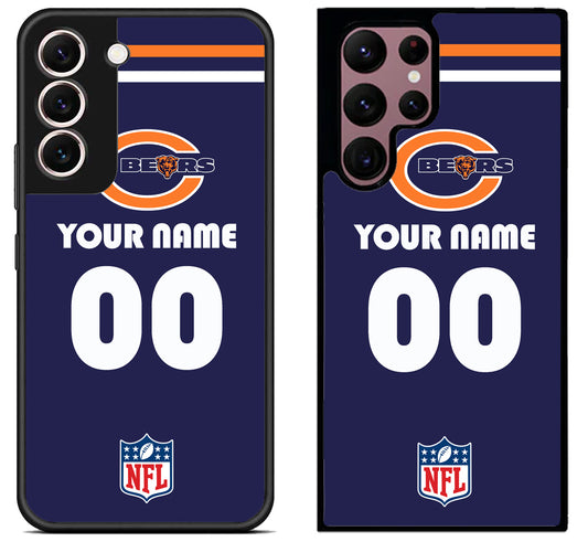 Custom Personalized Chicago Bears NFL Samsung Galaxy S22 | S22+ | S22 Ultra Case