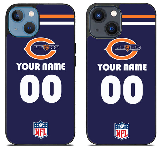 Custom Personalized Chicago Bears NFL iPhone 15 | iPhone 15 Plus Case