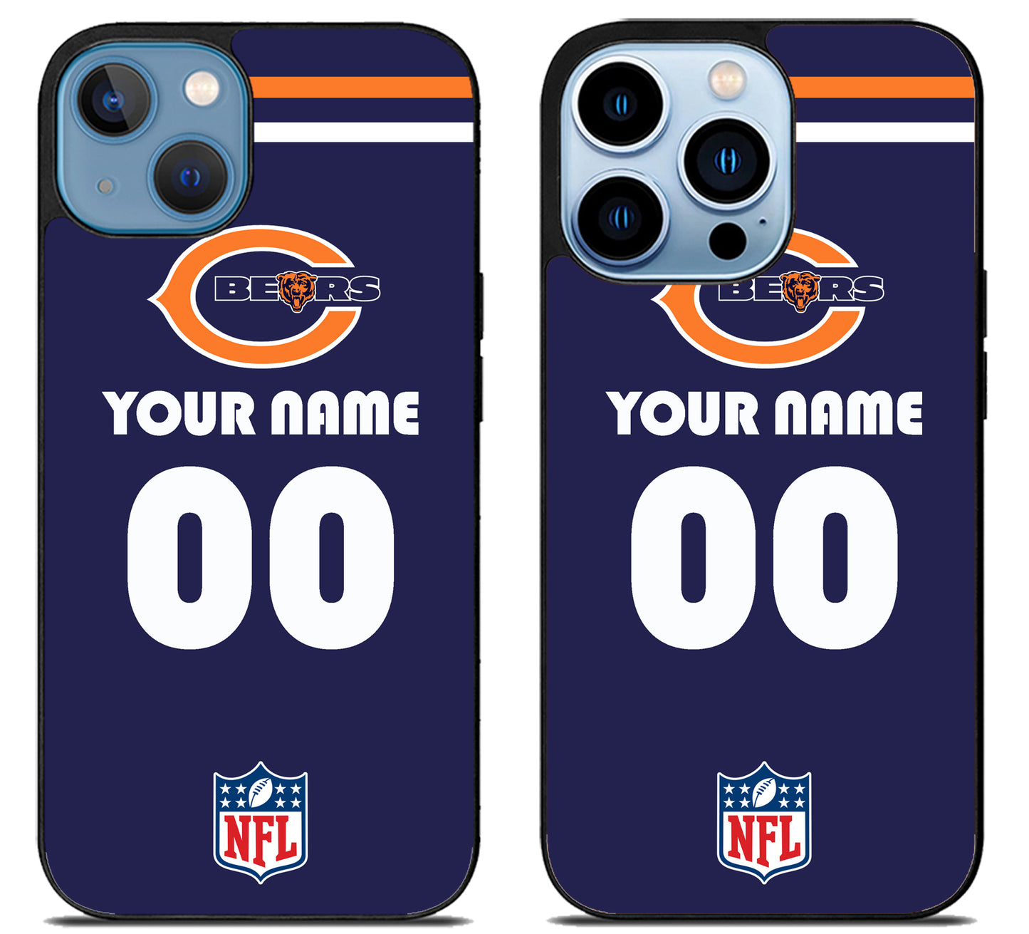 Custom Personalized Chicago Bears NFL iPhone 13 | 13 Mini | 13 Pro | 13 Pro Max Case