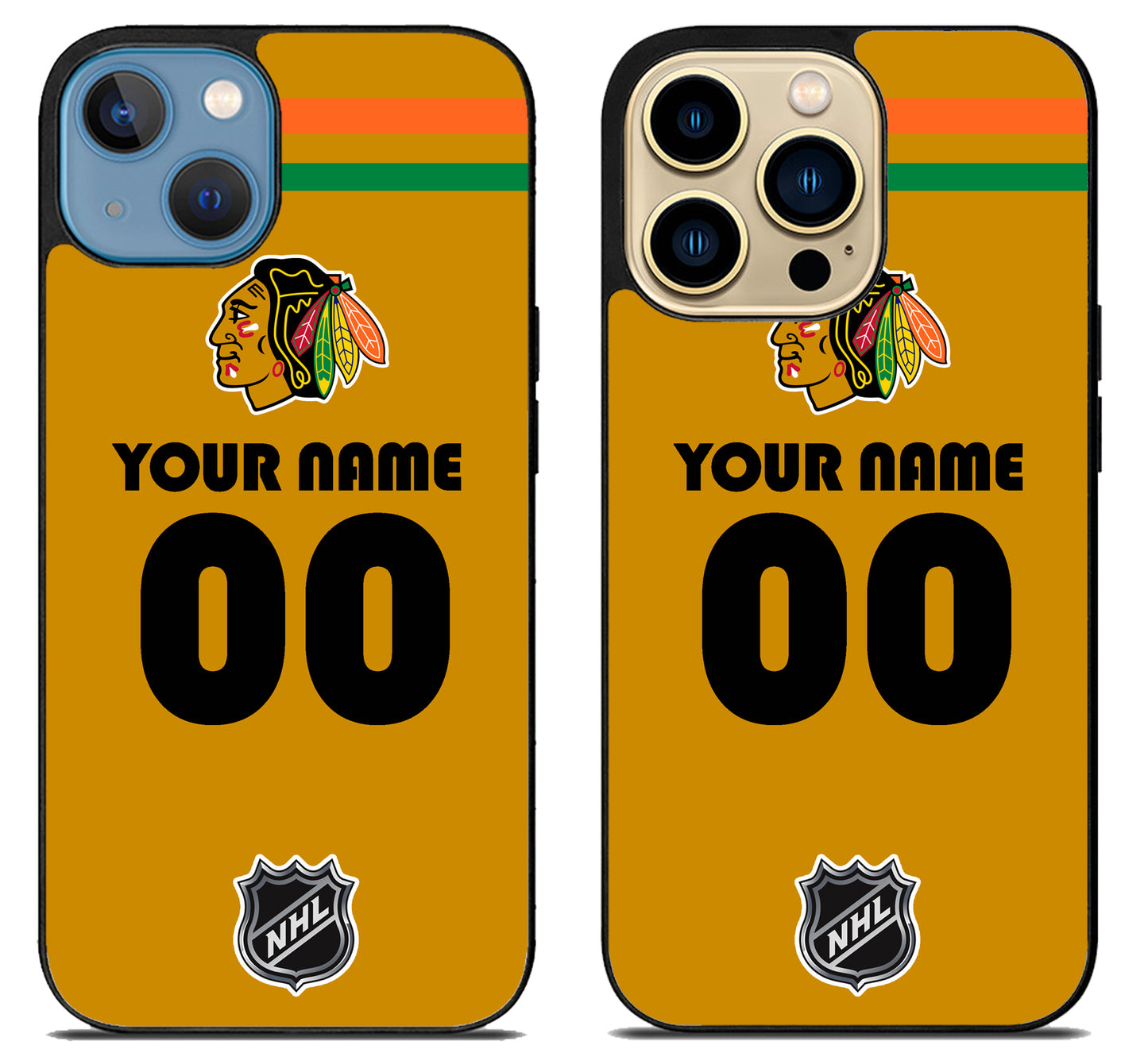 Custom Personalized Chicago Blackhawks NHL iPhone 14 | 14 Plus | 14 Pro | 14 Pro Max Case