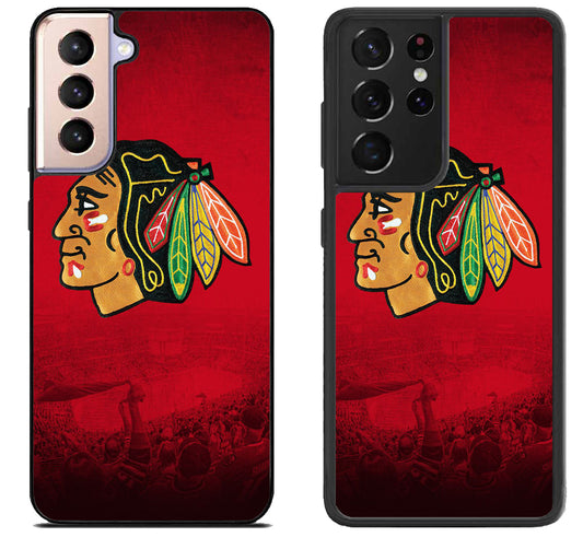 Chicago Blackhawks Cover Samsung Galaxy S21 | S21 FE | S21+ | S21 Ultra Case