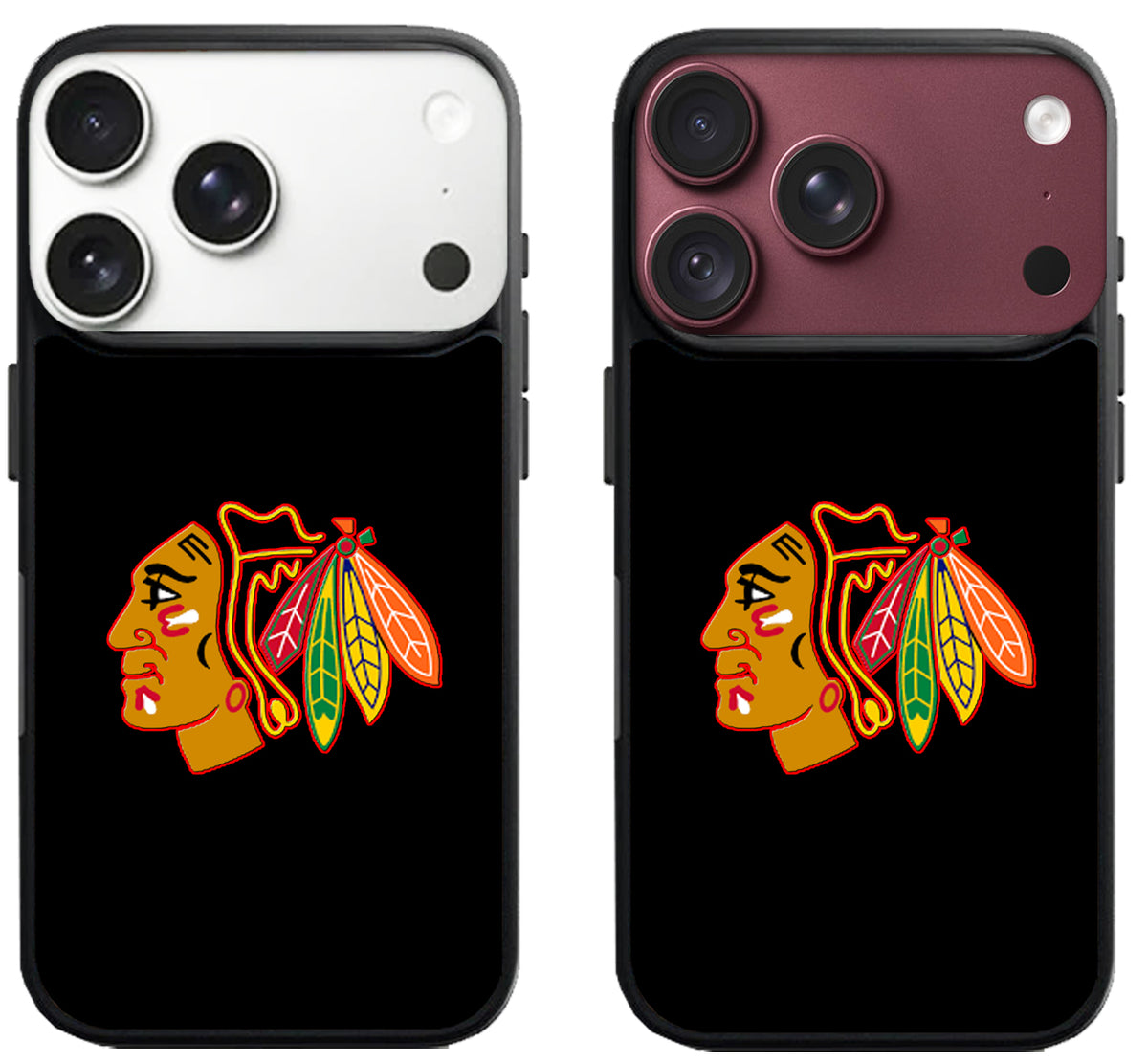 Chicago Blackhawks Logo Black iPhone 18 Pro | 18 Pro Max Case