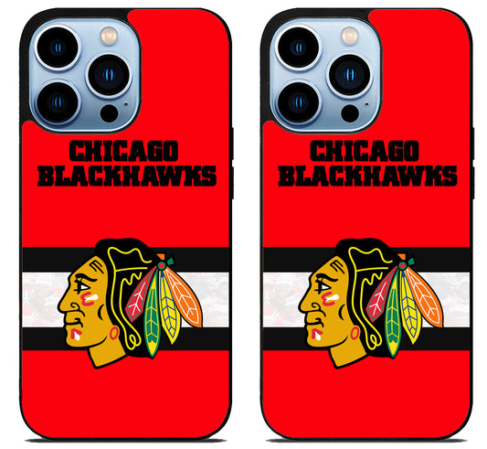 Chicago Blackhawks Red iPhone 15 Pro | iPhone 15 Pro Max Case