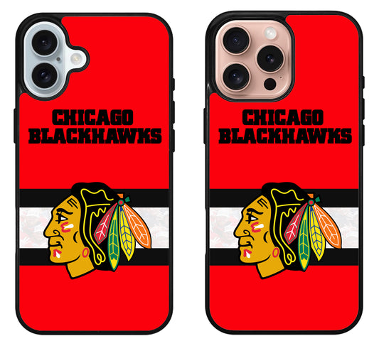 Chicago Blackhawks Red iPhone 16 | 16 Plus | 16 Pro | 16 Pro Max Case