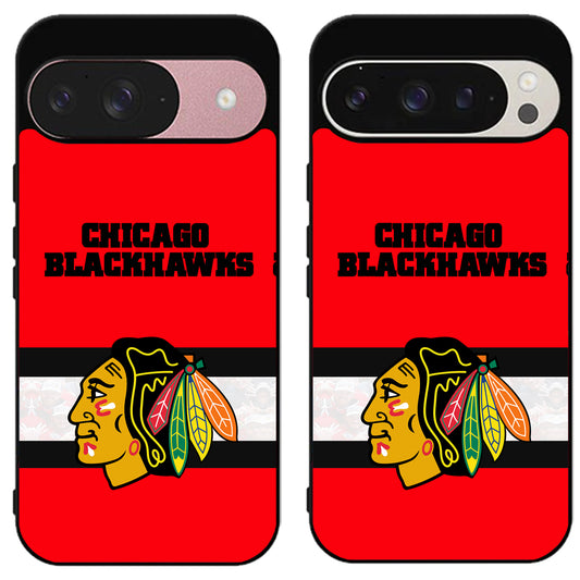 Chicago Blackhawks Red Google Pixel 9 | 9 Pro | 9 Pro XL Case