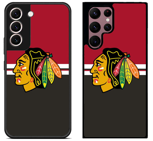 Chicago Blackhawks Stripe Samsung Galaxy S22 | S22+ | S22 Ultra Case